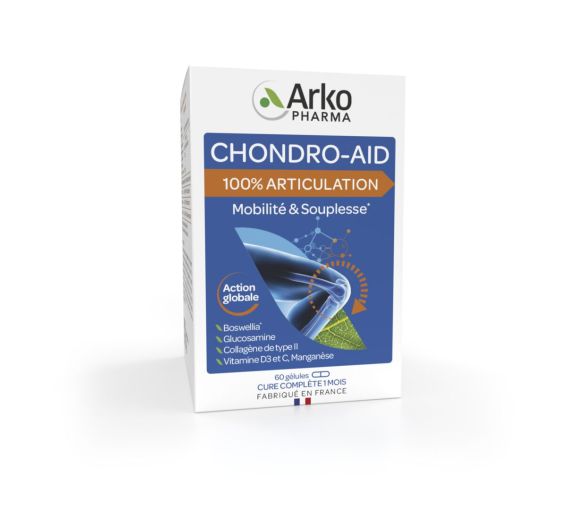 Chondro aid 100% Gelenke Arkopharma - Packung mit 60 Kapseln - image 1