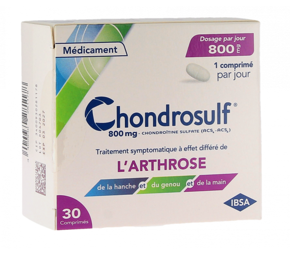 Chondrosulf 800mg Ibsa - Packung mit 30 Tabletten - image 1