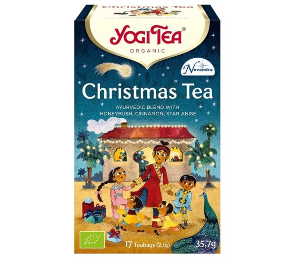 Weihnachts-Tee-Infusion mit Kräutern und Gewürzen Yogi Tea - Schachtel mit 17 Beuteln