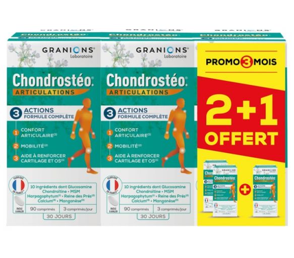 Chrondrosteo 3-Monats-Programm Granions - Packung mit 270 Tabletten