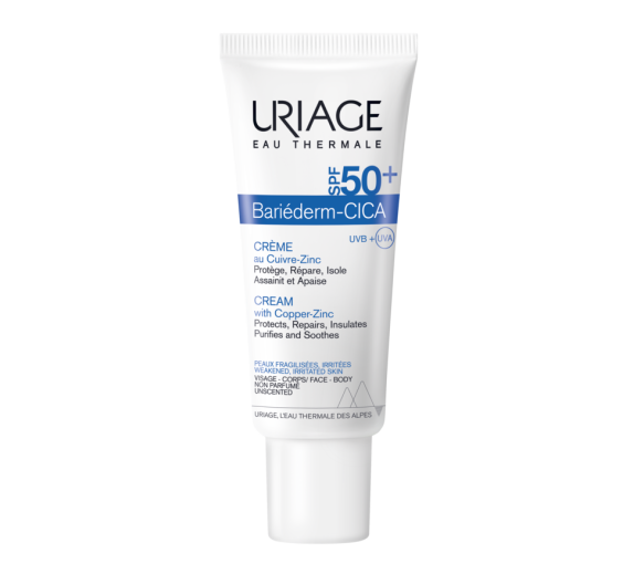 Bariéderm Cica-Creme SPF 50+ Uriage - Tube 40 ml - image 1