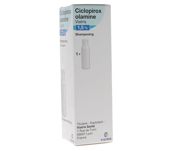 Ciclopirox Olamine Viatris 1,5% Shampoo - Flasche mit 100ml - image 1