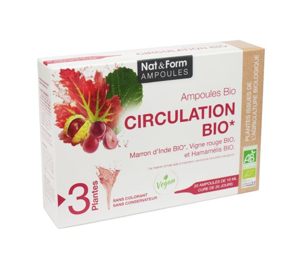 Bio-Zirkulation Nat&Form - Packung mit 20 Ampullen