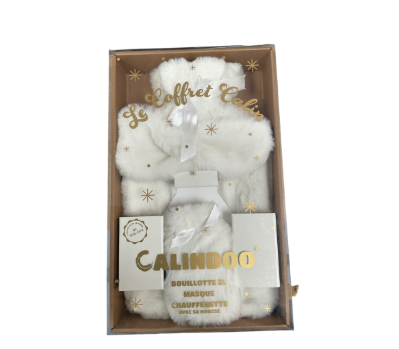 Calindoo Wärmflasche, Maske und Heizkissen Set - Set mit 3 Produkten