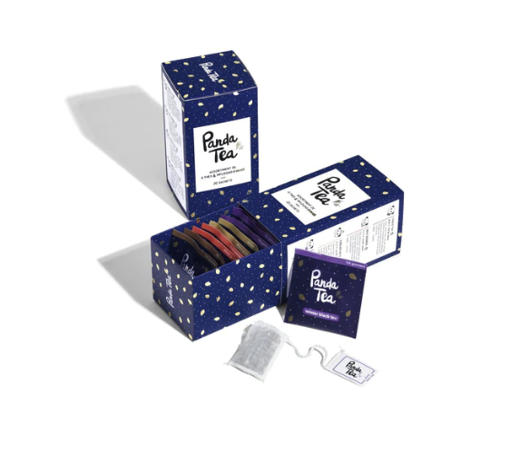 Weihnachtsgeschenkset Panda Tea - Box mit 20 Teebeuteln - image 1