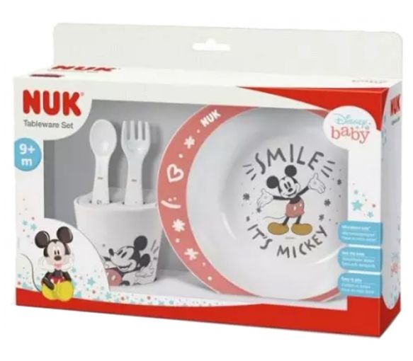 Disney Baby Geschirrset 9 Monate und älter NUK - Set mit 4 Produkten