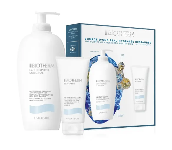 Coffret für restaurierte, hydratisierte Haut Körper- und Handfeuchtigkeit Biotherm - Set mit 2 Produkten - image 1