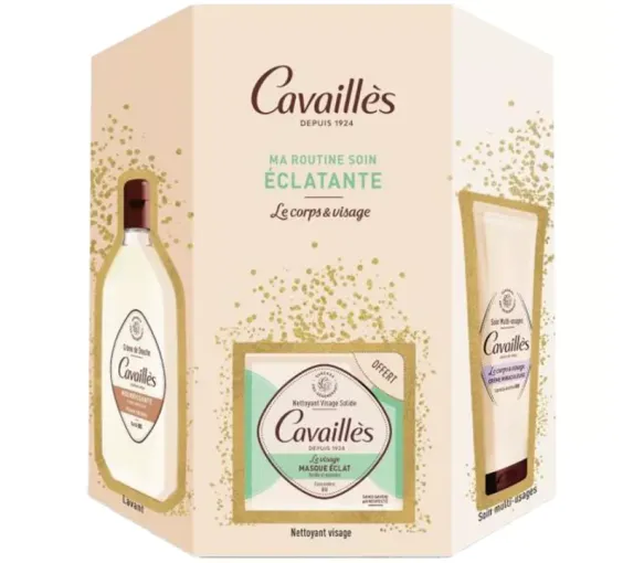 Coffret meine strahlende Pflegeroutine Rogé Cavaillès - Set mit 3 Produkten