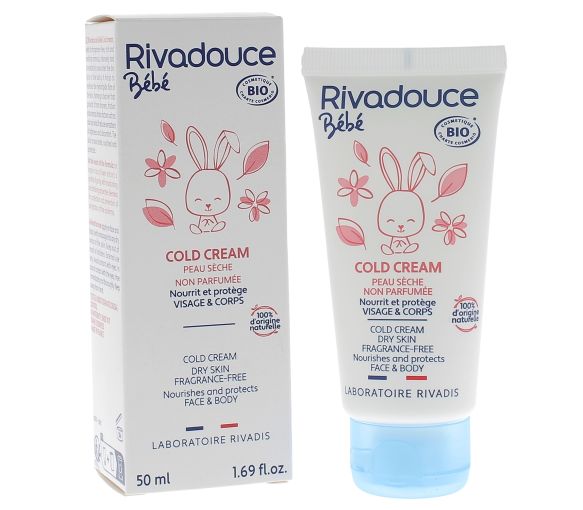 Kalte Bio-Creme für Babys Rivadouce - Tube mit 50 ml - image 1