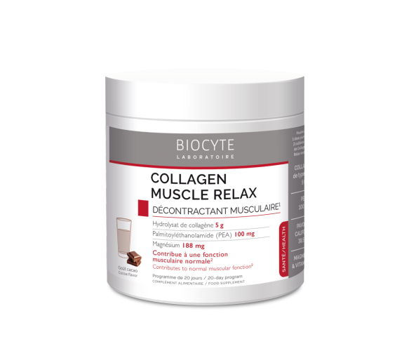 Kollagen Muskelentspannung Geschmack Kakao Biocyte - Dose mit 220g - image 1