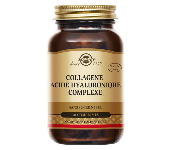 Kollagen Hyaluronsäure Komplex Solgar - Packung mit 30 Tabletten - image 1
