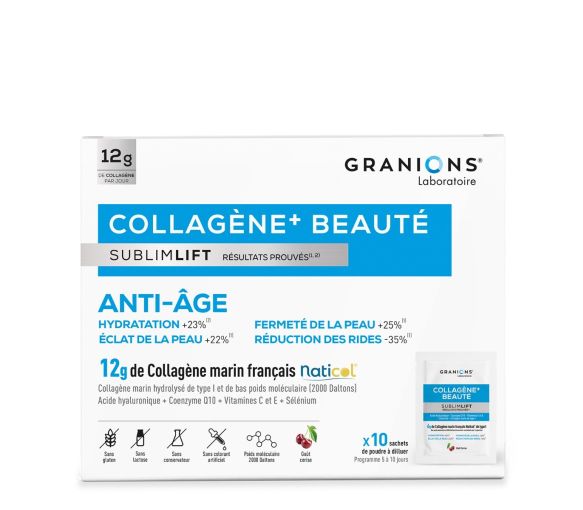 Kollagen+ Schönheit Sublimlift Granions - Packung mit 10 Beuteln - image 1