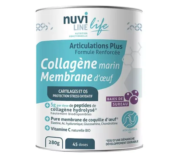 Meereskollagen Eierschale Gelenke plus Nuviline - 280g Dose - image 1