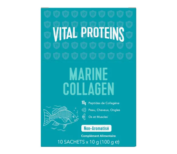 Vital Proteins Geschmacksneutrales Meereskollagen - Box mit 10 Beuteln à 10 g - image 1