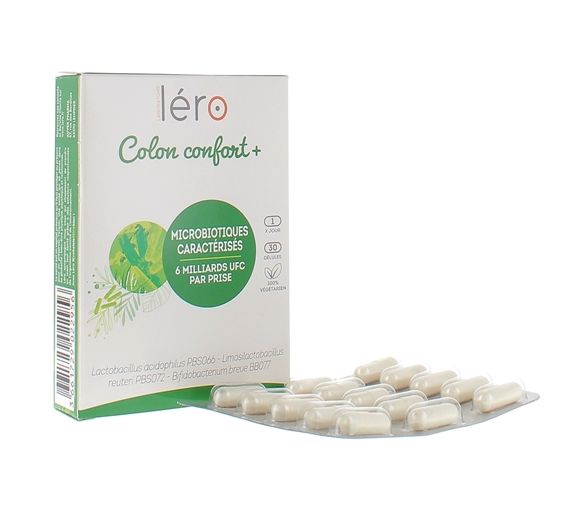 Colon Komfort + Léro - Packung mit 30 Kapseln