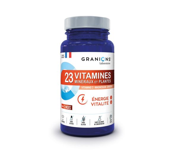 23 Vitamine und Pflanzen Granions - Packung mit 90 Tabletten