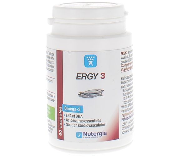 Ergy 3 Nutergia - Packung mit 60 Kapseln