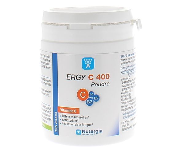 Ergy C 400 Pulver Nutergia - Dose von 125 g