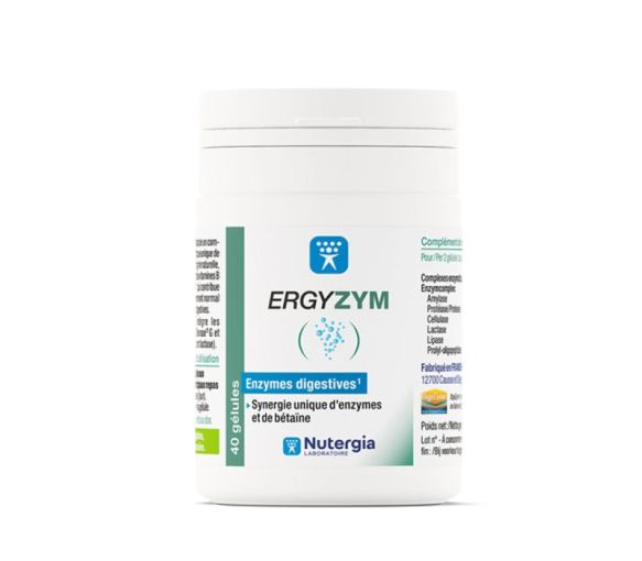 Ergyzym Nutergia - Packung mit 40 Kapseln