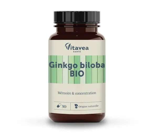 Ginkgo Biloba bio Vitavea - Dose von 30 Kapseln