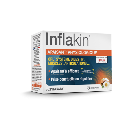 Inflakin beruhigende Physiologie 3C Pharma - Packung mit 30 Tabletten
