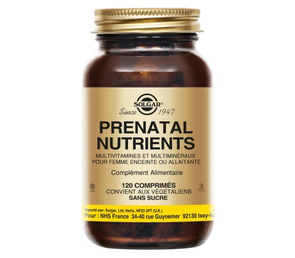 Prenatal Nutrients Solgar - Flasche mit 120 Tabletten - image 1