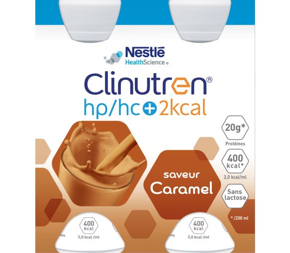 Clinutren HP/HC +2Kcal Karamellgeschmack - 4 Flaschen à 200 ml - image 1