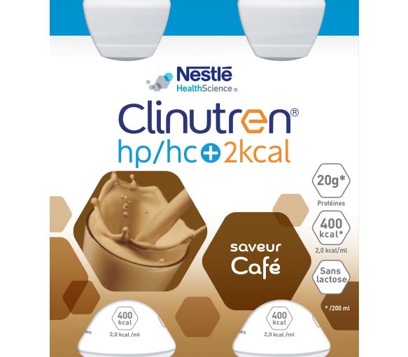 Clinutren HP/HC +2Kcal Geschmack Kaffee - 4 Flaschen à 200 ml - image 1