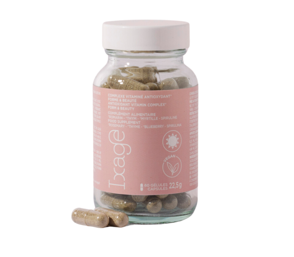 Komplexes vitaminreiches Antioxidans für Form und Schönheit Tag Ixage - Dose mit 60 Kapseln - image 1