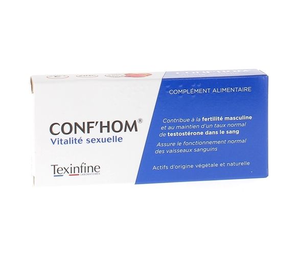 Conf'hom sexuelle Vitalität Texinfine - Packung mit 24 Tabletten