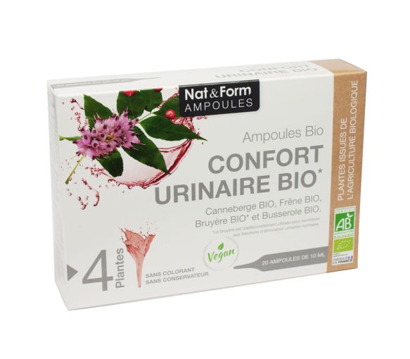 Bio Harnkomfort Nat&Form - Packung mit 20 Ampullen