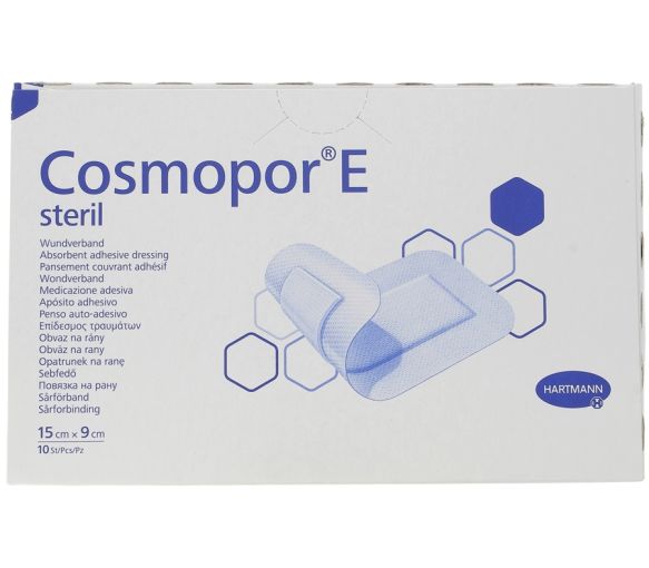 Cosmopor E Verband 15x9 cm Hartmann - Packung mit 10 Einheiten