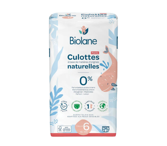 Biolane natürliche Windeln Größe 6 - Packung mit 36 Windeln - image 1