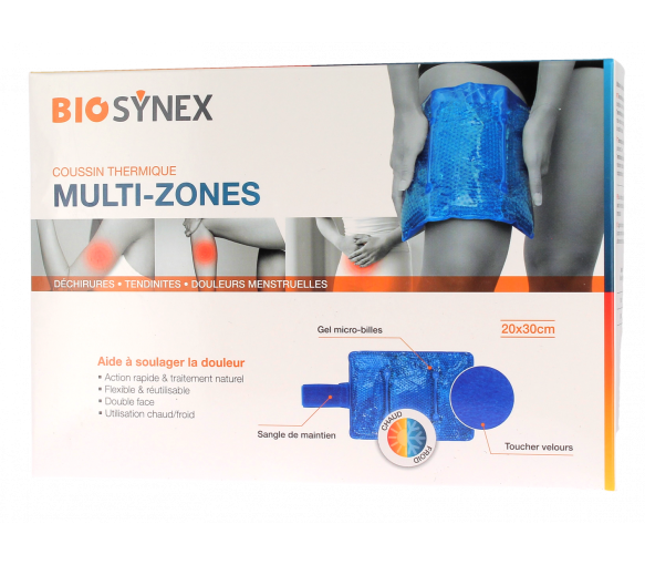 Wärme-Kälte-Multizonen-Kissen Biosynex - Kissen von 20 x 30 cm