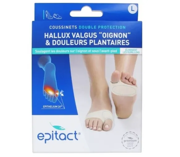 Doppelschutzpolster Hallux Valgus L Epitact - 1 Paar