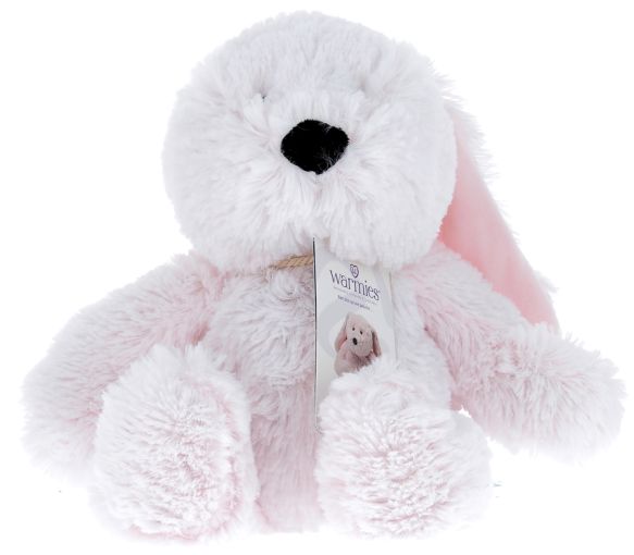 Gemütliche Wärmflaschen-Plüschfigur Hase Rosa Soframar - 1 Plüschfigur von 30 cm