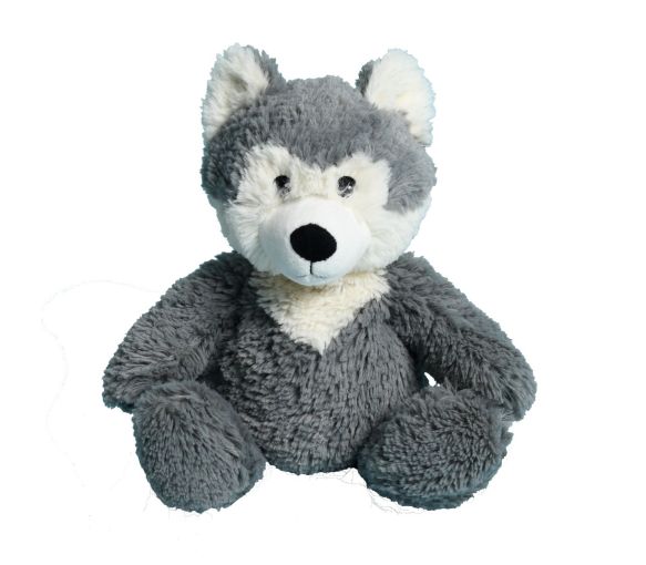 Gemütliche Wärmflaschen-Wolf-Plüschfigur Soframar - 1 Plüschfigur von 34 cm