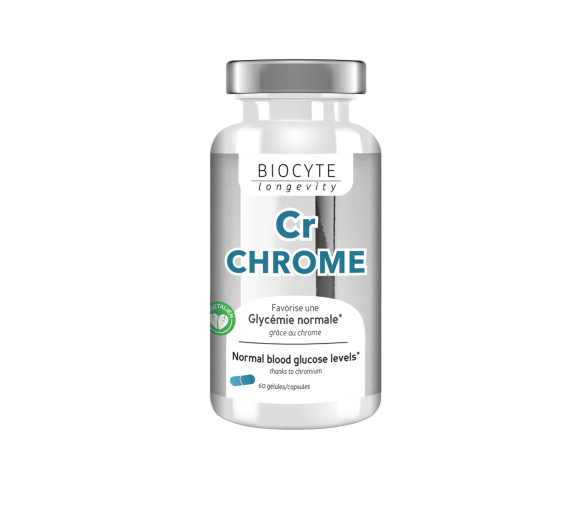 Cr Chrome Blutzucker normal Biocyte - Packung mit 60 mikroverkapselten Kapseln