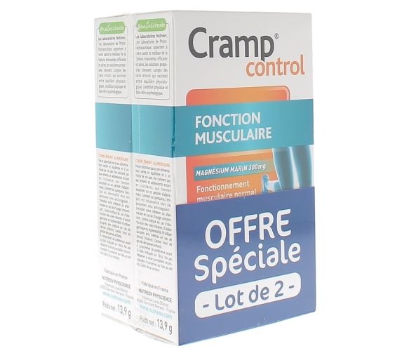 Cramp control Nutreov - Sonderangebot für ein Set von 2 Schachteln mit 30 Kapseln