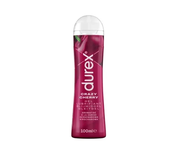 Crazy Cherry Gel Gleitmittel mit Kirschgeschmack Durex - Tube mit 100ml