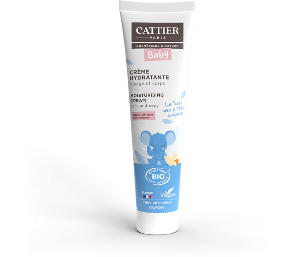 Bio-Babyfeuchtigkeitscreme Cattier - 75 ml Tube - image 1