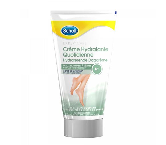Tägliche Feuchtigkeitscreme für Füße von Scholl - Tube mit 150 ml