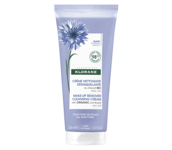 Reinigende Abschminkcreme mit Bio-Borretsch Klorane - Tube mit 200ml - image 1