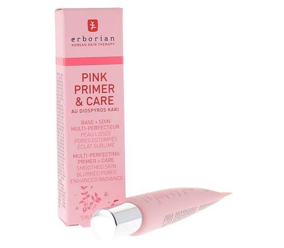 Pink Primer & Care Creme mit Diospyros Kaki Erborian - 15 ml Tube