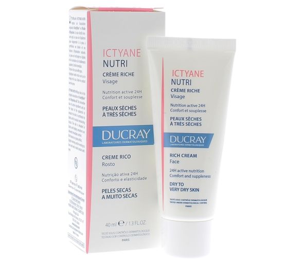 Ictyane Nutri Reichhaltige Creme für trockene Haut von Ducray - 40 ml Flasche - image 1