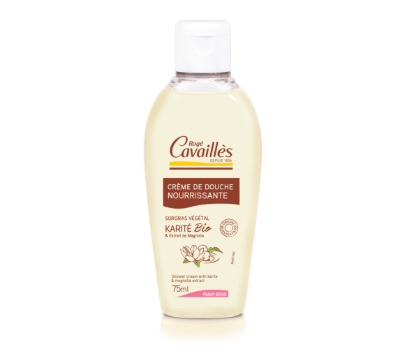 Duschcreme Sheabutter & Magnolie Rogé Cavaillès - Flasche mit 75 ml