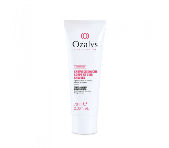 Duschcreme für Körper und Kopfhaut Ozalys - 70ml Tube