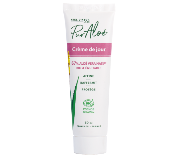 Tagescreme 67% Bio Aloe Vera Pur Aloé - Tube mit 50 ml - image 1