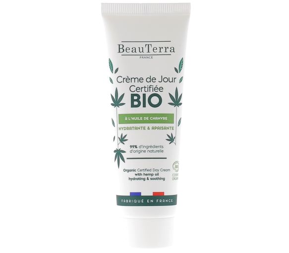Tagescreme Bio Hanföl BeauTerra - Tube mit 50 ml