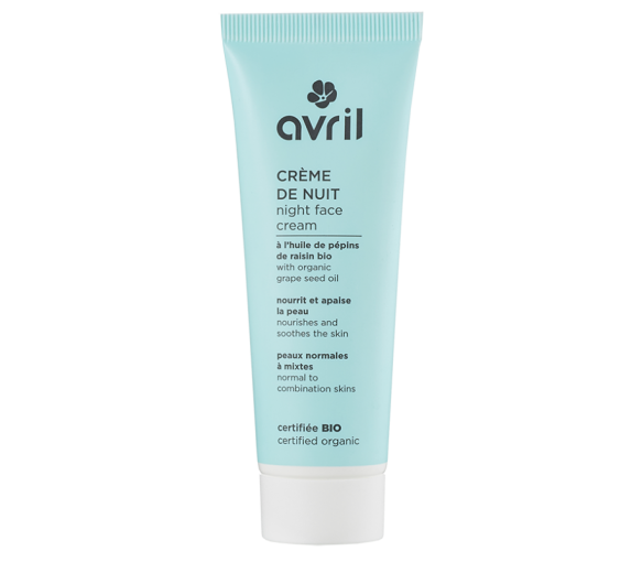 Nachtcreme für normale und Mischhaut bio Avril - Tube 50 ml